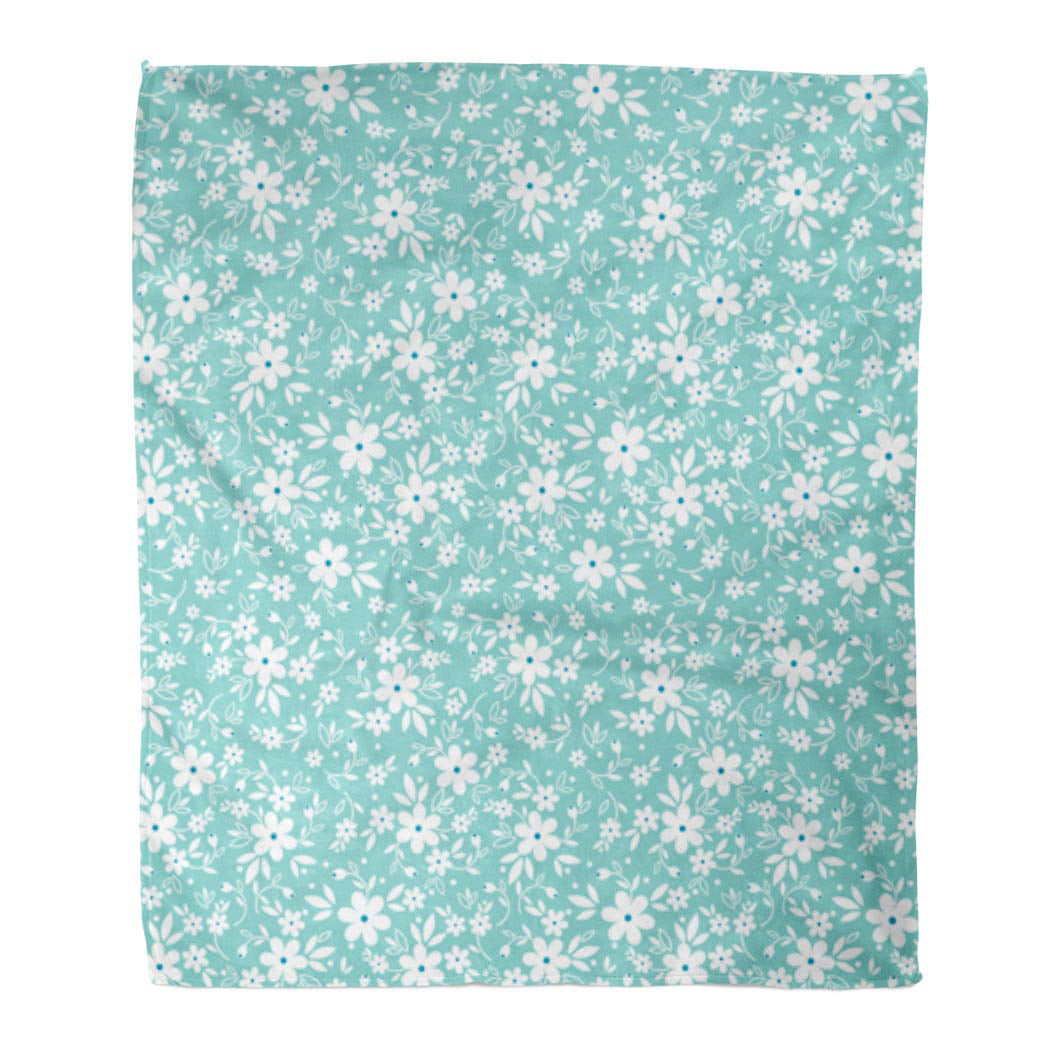 Twin 59x 78,Imagine Sea Flower CH&Q Imagine Sea Flower Printed Quilt Comforter,Cute Cozy Lightweight Cotton Blanket Twin,Soft Warm Throw Blanket for Bed,Couch & Sofa,Bedding Coverlet 
