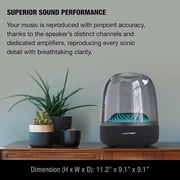 Restored Harman Kardon HKAURAS4BLKAM-Z Aura Studio 4 Bluetooth Speaker, Black