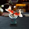 thumbnail image 3 of Tongina Carp Lucky Ornament ,Carp Decoration ,Creative Feng Shui Sculpture, Fortune Lucky Figurine for Shop Home Decoration A, 3 of 7