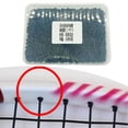 thumbnail image 1 of Ojales de raqueta de bádminton de nailon, reemplazo de reparación, accesorios de encordado de mantenimiento equipo de engranajes ojales de raqueta de para simple 2.1x7.9mm, 1 of 8