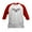 Red/White, variant on CafePress - Mystic Owl In Native American Style Baseball Jerse - Kids Cotton Baseball Jersey, 3/4 Sleeve Shirt
