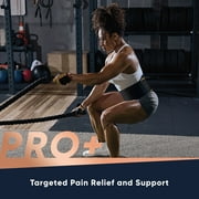 Copper Compression PRO+ Back Brace L-XL: Lumbar Support and Lower Back Pain (Unisex, Black, 1 brace)