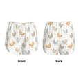 thumbnail image 6 of Goofa Funny Chicken Printed Women 2 in 1 Running Shorts,Quick Dry Athletic Workout Shorts,High Waisted Athletic Shorts with Liner Pockets-Large, 6 of 9