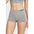 thumbnail image 2 of 6 Packs of Sofra Women Seamless Boyshorts Classy Sexy Stretch Panty - Style#3, 2 of 7