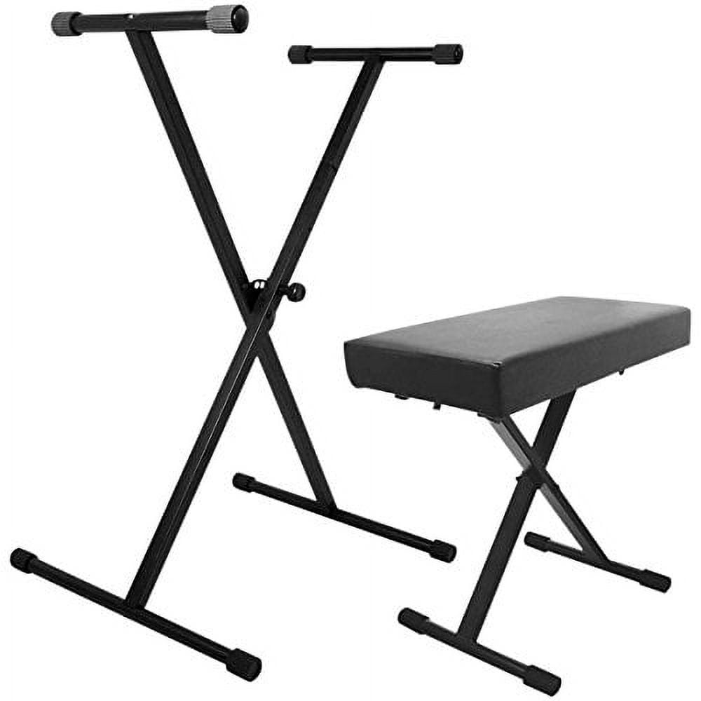 On-Stage KPK6550 Keyboard Stand/Bench Pak with KSP100 Sustain Pedal