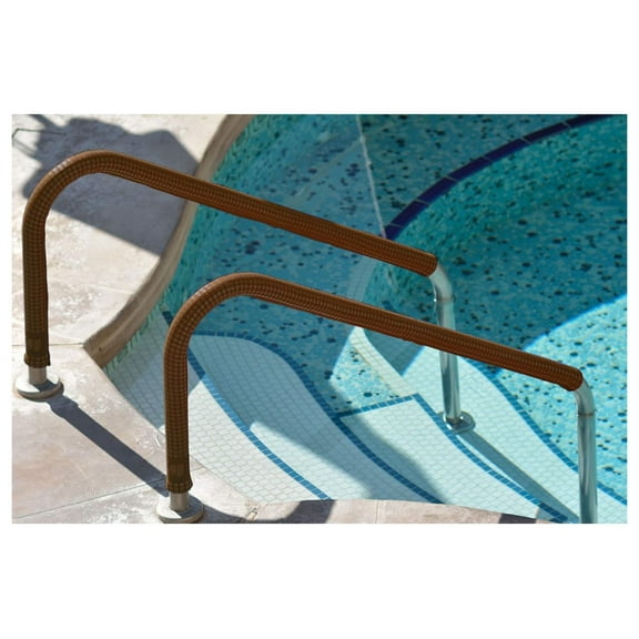 Desert Tan Comfort Swimming Pool and Spa Ladder Handrail Grip - 4 Foot