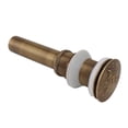 thumbnail image 4 of Tapón de desagüe de cobre para fregadero emergente, vintage, antioxidante, para baño y cocina, sin rebosadero, 4 of 14
