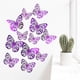 thumbnail image 4 of 12 pegatinas de pared de mariposa hueca con textura de metal 3D. Wmkox8yii fhajkh509, 4 of 6