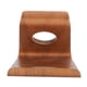 thumbnail image 3 of Soporte portátil para teléfono móvil, escritorio, mesita de noche, tableta, iPad, soporte de madera (marrón nuez), 3 of 5