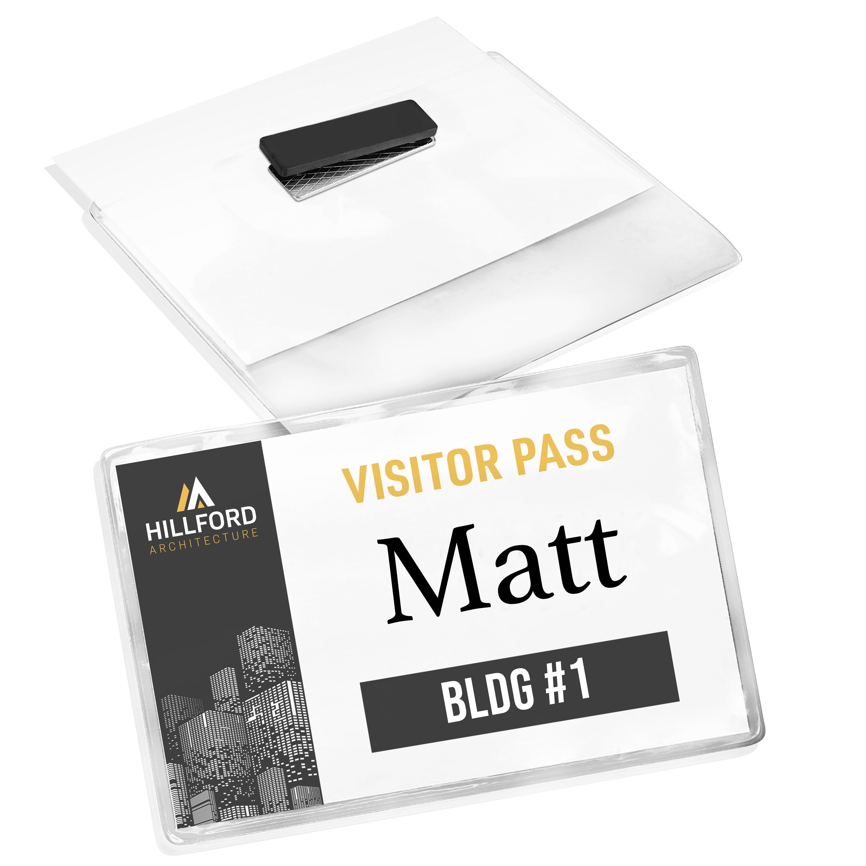 Avery Name Badges with Magnets, 3" x 4", 24 Badges (8780)