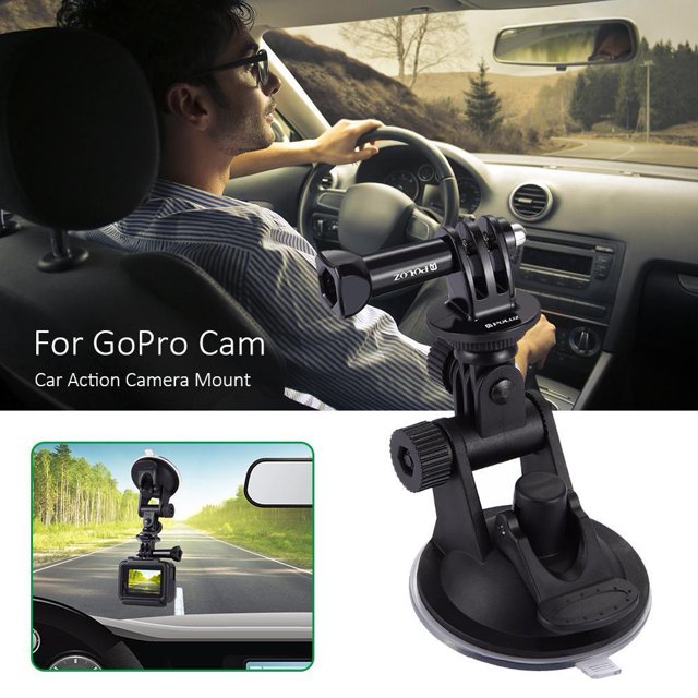 PULUZ Ventosa Coche Acción Cámara Soporte de montaje Universal Auto Soporte Monopod Likrtyny Para estrenar