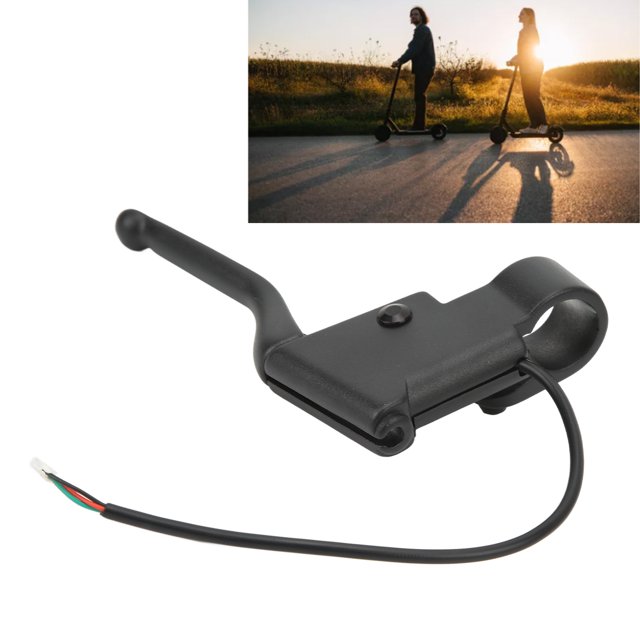Scooter Right Brake Lever, Coating Standard Design Aluminum Alloy Scooter Brake Handle Great Balance Strong Tension Easy Installation For Replacement