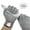 Black Gray, variant on Anti-cut Stab-proof Gloves Cut Proof Stab Resistant Kitchen Work Safety Gloves