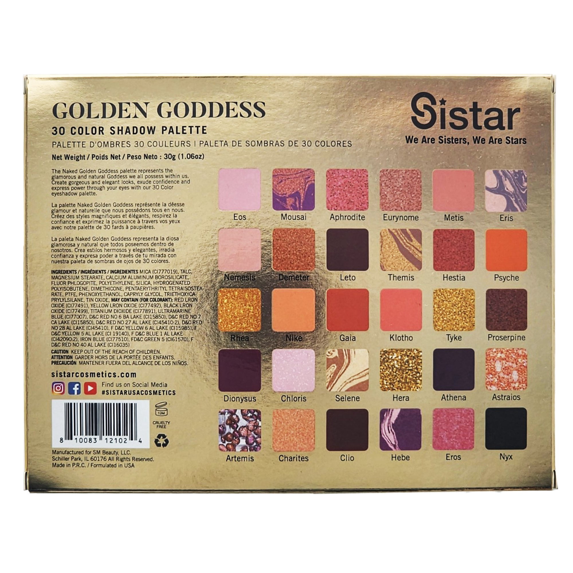 MAC Pro Palette Lidschatten – Refill „Mythology“, Schimmernd | Einzelne Farbpalette Zum Austauschen