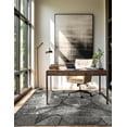 thumbnail image 4 of Unique Loom Sofia Collection Area Rug - Albert (7' 10" Square Dark Gray/Gray), 4 of 7