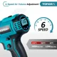 thumbnail image 5 of Pistola de aire caliente Yofidra de 550 ℃, 2500 W, temperatura de 2.ª marcha, velocidad del viento de 6.ª marcha, pantalla LED de temperatura para pistola de calor de batería Makita de 18 V, 5 of 5