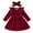 Wine, variant on Sngxgn Toddler Baby Girl Clothes Casual Skirt Set Solid Turtleneck Knit Sweater Plaid Mini Skirt 2Pcs Fall Winter Outfits(,80)