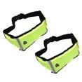 thumbnail image 4 of Belt Bag, Breathable Headset Port Reflective Strip 2 Pcs Waist Pack  for Running Orange,Green,Black,Grey, 4 of 8
