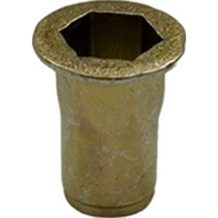 

Clipsandfasteners Inc 15 Specialty Hex Insert - Zinc & Yellow