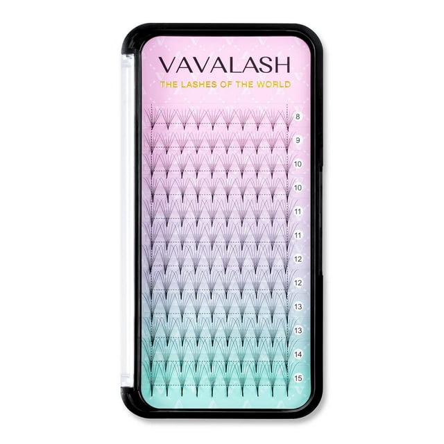 Extensiones de pestañas 3D 4D 5D 6D 8D 9D 10D Espesor 0.07/0.1 C/D Pestañas rizadas Tallo medio y tallo largo Abanicos prefabricados Suministros de extensiones de pestañas de volumen ruso (tallo medio