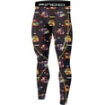 thumbnail image 4 of FINDCI Men Tight Sportswear Gym Workout Running Camo Exclusive Sports Suits Indoor Workout Pants Sets(Dot Yellow,X-Large), 4 of 5