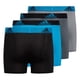 thumbnail image 5 of Calzoncillos tipo bóxer adidas Performance para niños y niños (paquete de 4), azul solar, 5 of 8
