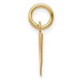thumbnail image 2 of Diamond2Deal 14K Yellow Gold Small Script Letter W Initial Pendant for Women, 2 of 5