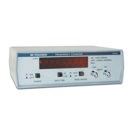 - BK Precision 1803D 200 MHz 7 Digit Display Frequency Counter