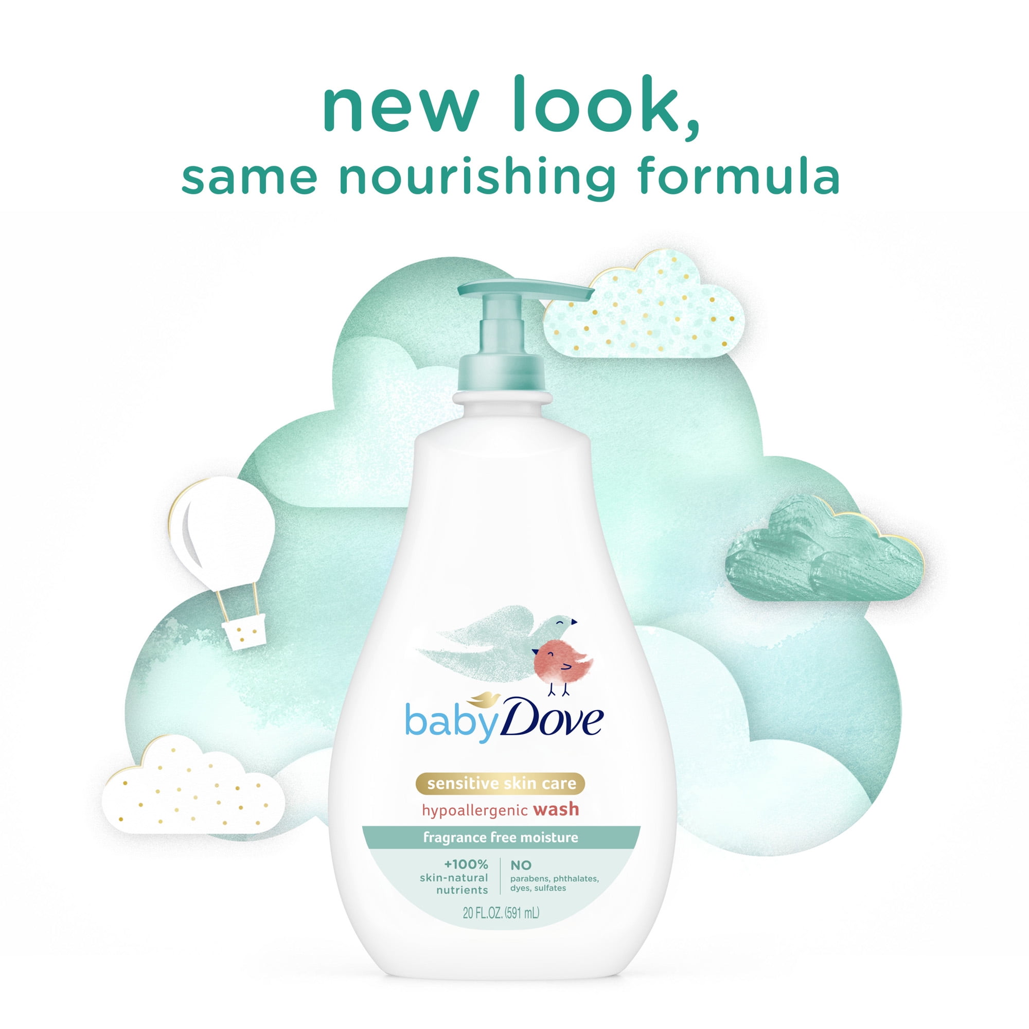 dove baby sensitive wash