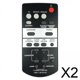 thumbnail image 1 of Control remoto de repuesto,Control remoto de reemplazo FSR71 ZK72120,Controlador reemplazado con batería YAS-203,YAS-Q203 Control remoto del envolvente frontal, de barra de, 1 of 8