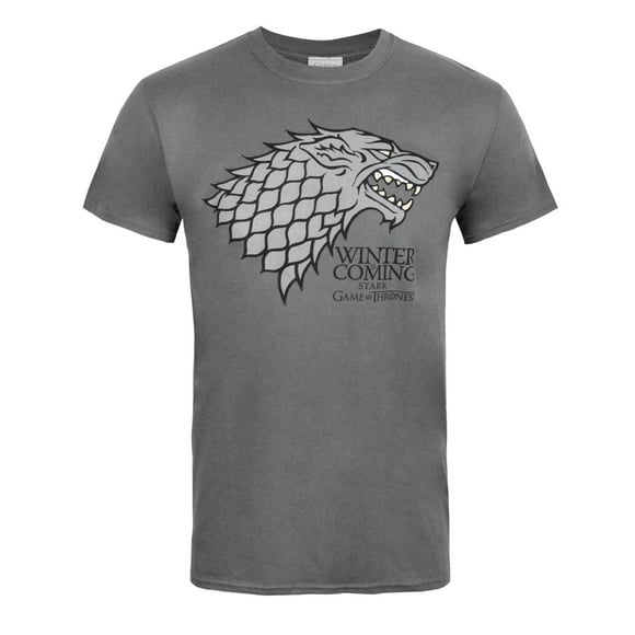 Game Of Thrones Official Mens Stark Winter Is Coming T-Shirt