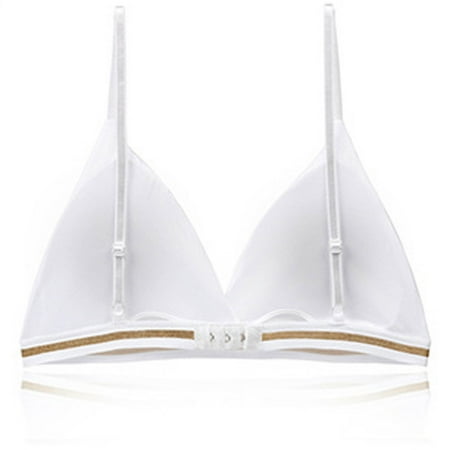 

POROPL Full Coverage Bras for Women Breathable Gathered Underwire Bra Pure Cotton Thin Underwear for Teacher New Arrival Size 42C
