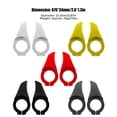 thumbnail image 3 of 1 Pair 5 Colors Fit forRoad Bike Outdoor Bar Ends Small Auxiliary Handlebar Bicycle Handlebar End Bike Handle Thumb Rest Handle BLACK, 3 of 8