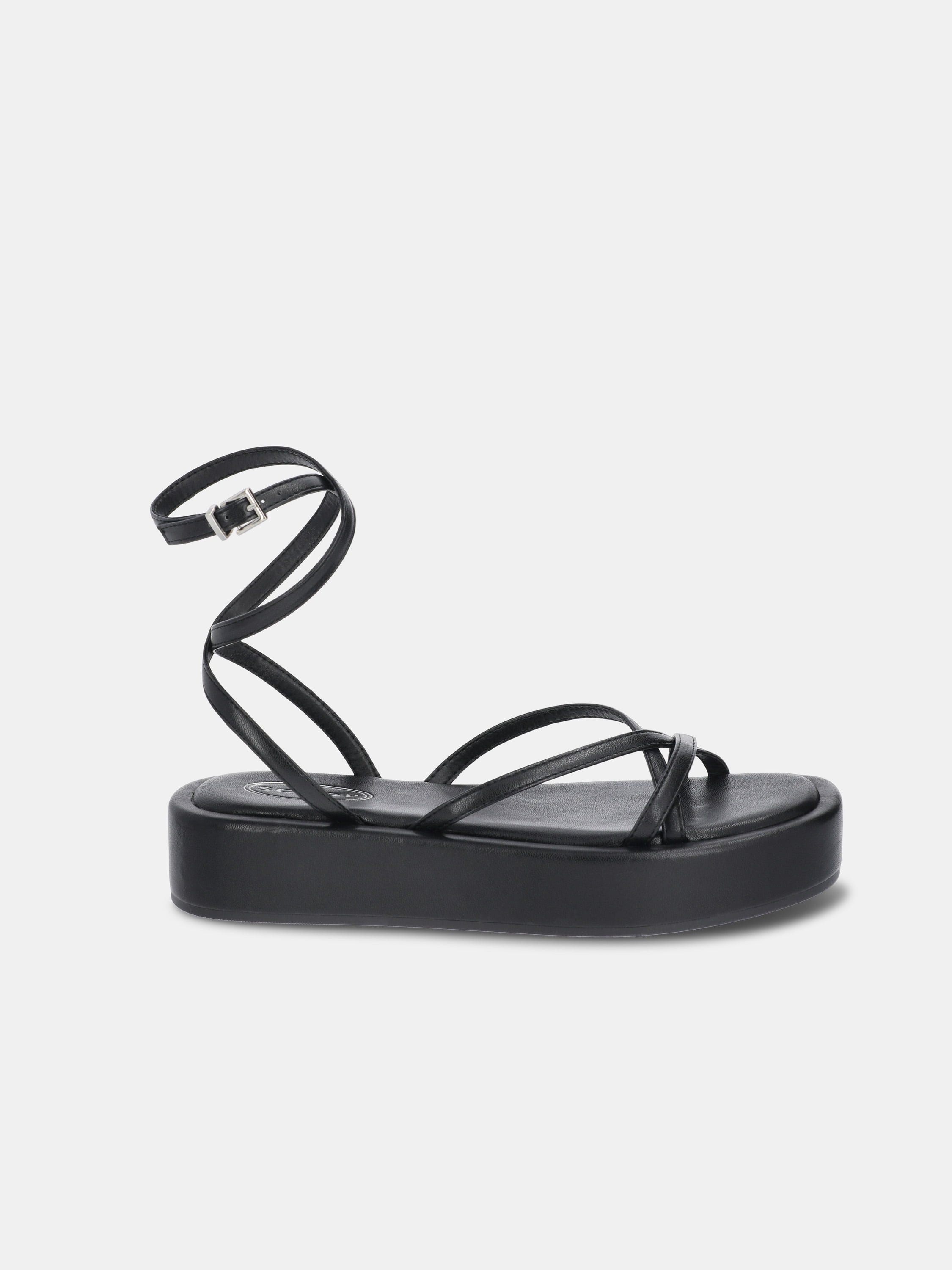 Scoop Women's Platform Strappy Sandals with Adjustable Strap