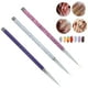 thumbnail image 3 of Nail Art Liner, Elasticidad Moderada, De Mármol, aleación+pelo De Nailon, Hermoso Y Encantador Pincel Para Pintar Uñas, 3 Piezas Para Salones De Uñas Profesionales, 3 of 7