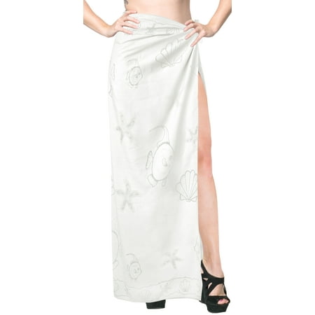 HAPPY BAY Women Swimwear Beach Swimsuit Smooth Rayon Bikini Skrirt Sarong Wrap