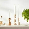 thumbnail image 4 of ROOT Candles Unscented Arista Timberline 9-Inch Dinner Candles, 12-Count, White, 4 of 4