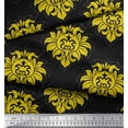 thumbnail image 2 of Soimoi Velvet Fabric Seamless Baroque Damask Print Fabric by the Yard 58 Inch Wide, 2 of 3
