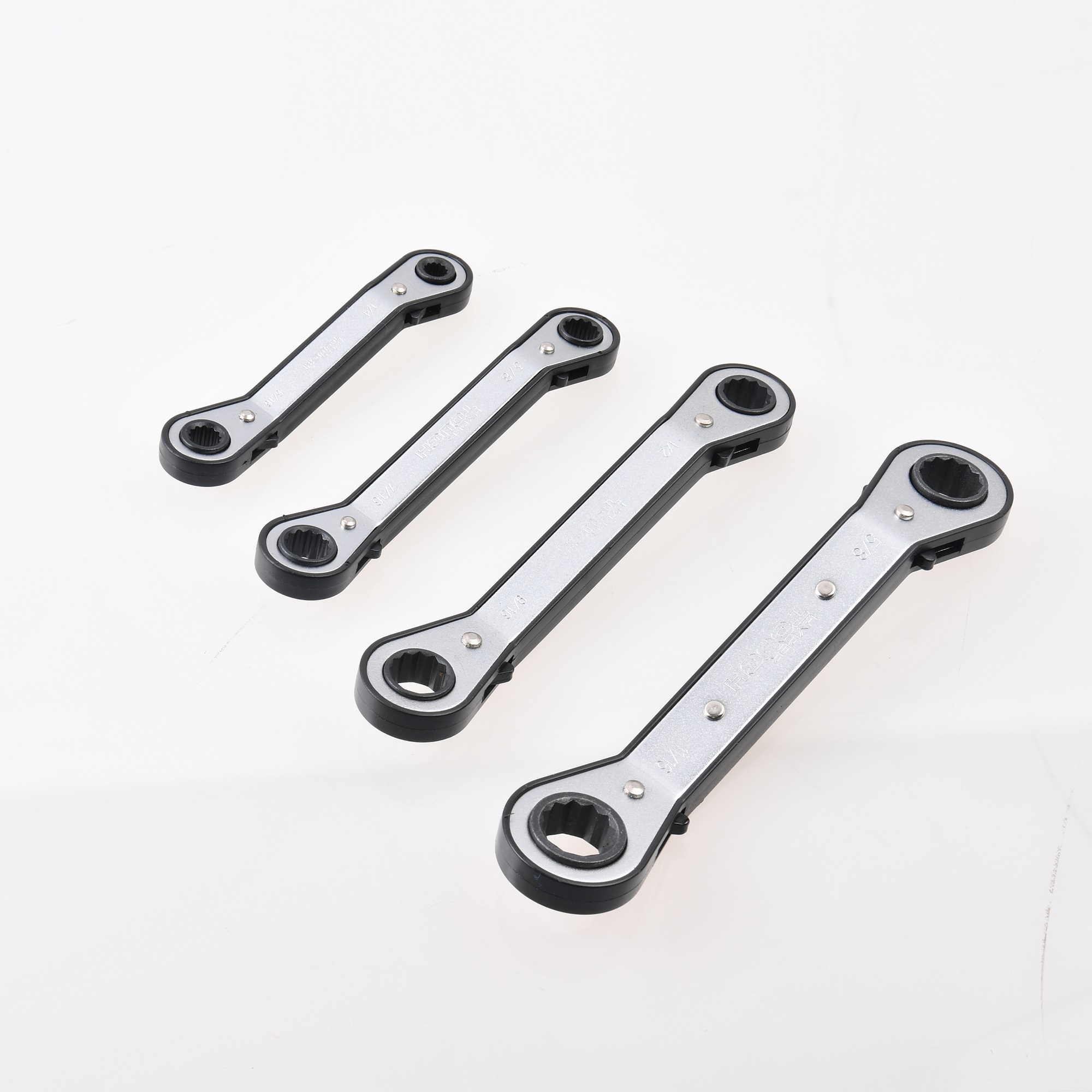 Hyper Tough Heavy-Duty 4-Piece SAE Ratchet Wrench Set - image 2 of 9