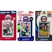C & I Collectables MLB Minnesota Twins 3 Different Licensed Trading Card Team Sets