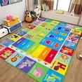 thumbnail image 4 of Baby Play Mat Kids Rug for Floor, Playmat for Kids Toddlers Infant, Extra Large Thick Playtime Collection ABC, Numbers, Animals Educational Area Rugs for Playroom (47.25x 31.5 Inch), 4 of 7