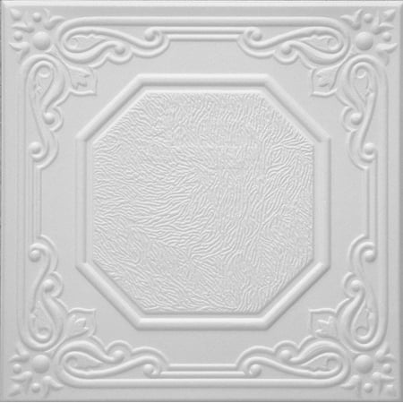 Styro Pro Polystyrene Decorative Ceiling Tiles 48 Pack