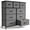 Gray with 9 Drawers, variant on Topcobe 2-Drawer Dresser with Metal Base, Sturdy Wooden Top Chest for Bedroom, Living Room, Dormitory, Home Office Storage Solution