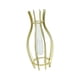 thumbnail image 3 of Jarrón de mesa transparente con forma de tubo hidropónico para arreglos estéticos, maceta para plantas Oro 65x65x20cm, 3 of 9
