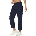 thumbnail image 2 of iHPH7 Joggers for Women Workout Pants Women Quick Dry Pants Women Fall Outfits High Waisted Pants for Women Sweatpants Women Cargo Pants for Women Dark Blue 3XL, 2 of 7