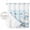 Blue, variant on No Hook Cartoon Cats Shower Curtain with Snap in Liner Set, Cute Cats Sleeping Dreams Clouds Watercolor Waterproof Fabric Bathroom Curtains with See Through Top Window, Hotel Style Small 36 x 78 Inch
