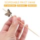 thumbnail image 5 of 100pcs mariposas frutas seleccionas palitos de cócteles palitos de fruta suministros de fiesta, 5 of 5