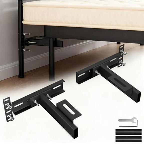 Adjustable Bed Headboard Brackets, Adjustable Headboard Brackets for Metal Bed Frame, Bed Base with Footboard Extension Kit Fit for Twin/King/Queen/Full Size Bed$$Home Decor, Kitchen, & Other