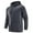 Dark Gray, variant on IYTR Men's Hooded Coat Sportswear Full-Zip Hoodie Jacket Long Sleeve Sweatshirt with Zipper Pockets Dark Gray L