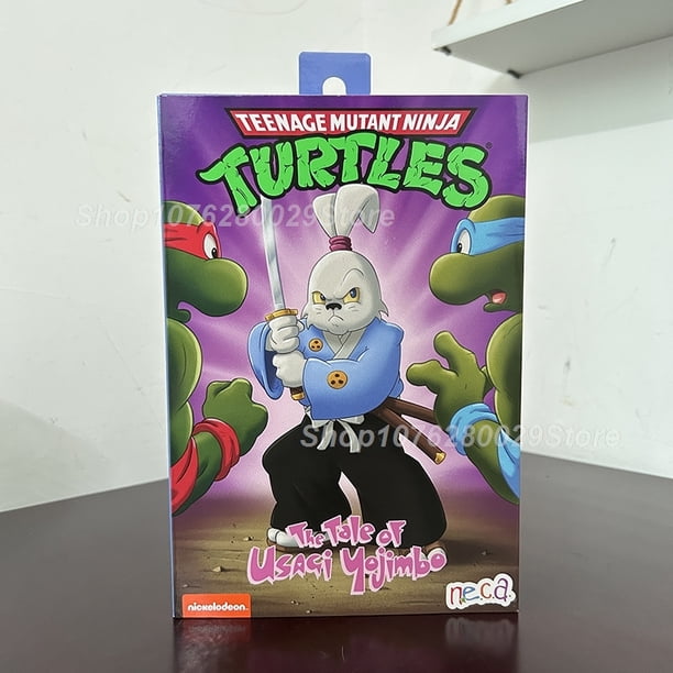 Neca Miyamoto-figura de acción de conejo, modelo de juguete de Pvc, monocromático/colorido, The Adventures Of Space, Usagi, Yojimbo, 7 pulgadas